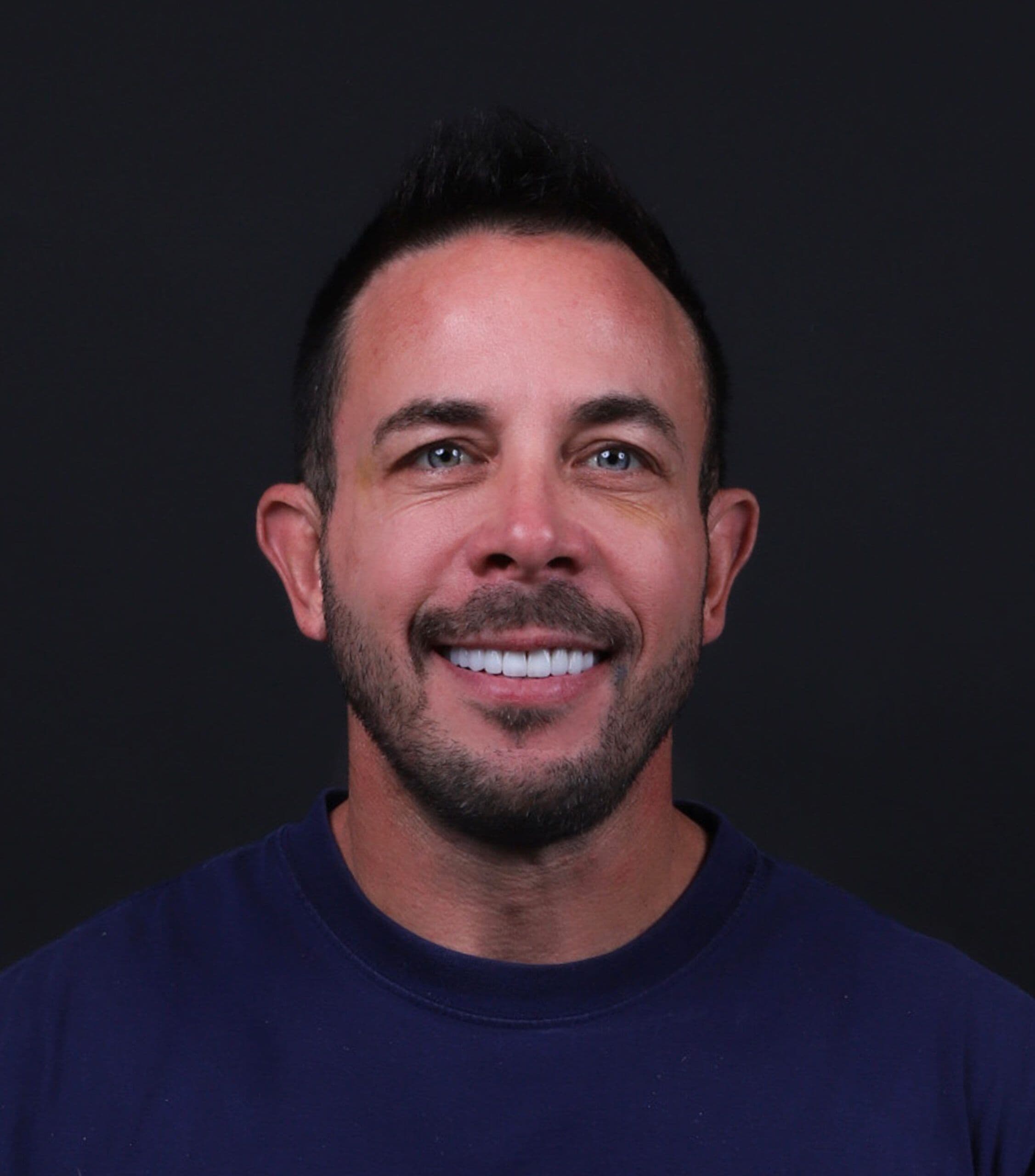 Patient smile after dental treatment